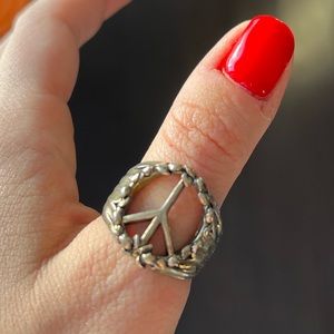 Peace Sign Ring